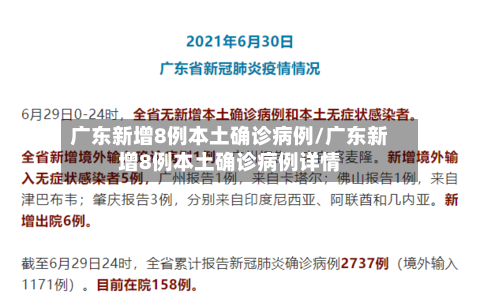 广东新增8例本土确诊病例/广东新增8例本土确诊病例详情-第2张图片