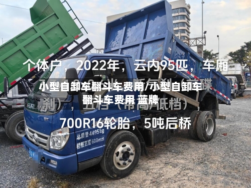 小型自卸车翻斗车费用/小型自卸车翻斗车费用 蓝牌-第1张图片