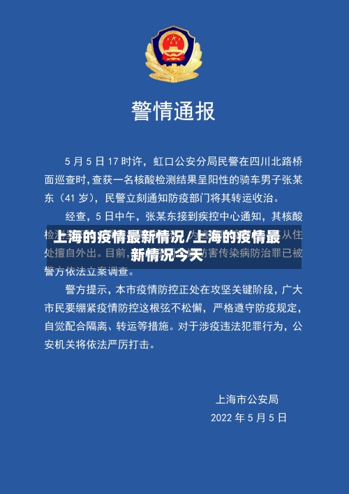 上海的疫情最新情况/上海的疫情最新情况今天-第2张图片