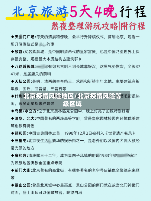 北京疫情风险地区/北京疫情风险等级区域-第2张图片