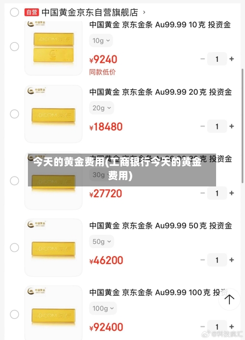 今天的黄金费用(工商银行今天的黄金费用)-第3张图片