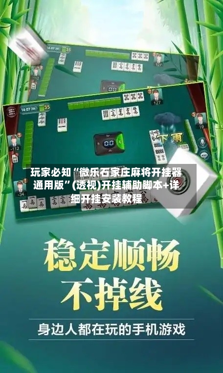 玩家必知“微乐石家庄麻将开挂器通用版	”(透视)开挂辅助脚本+详细开挂安装教程-第2张图片