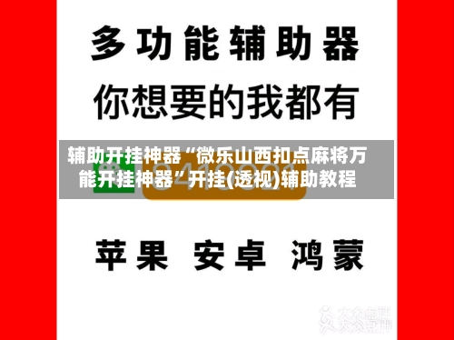 辅助开挂神器“微乐山西扣点麻将万能开挂神器”开挂(透视)辅助教程-第3张图片
