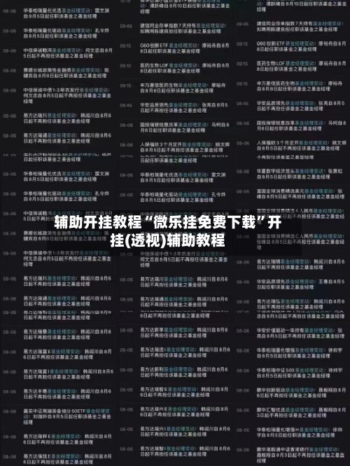 辅助开挂教程“微乐挂免费下载”开挂(透视)辅助教程-第3张图片