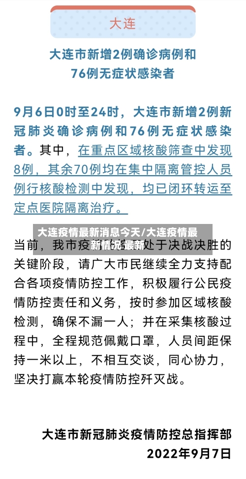 大连疫情最新消息今天/大连疫情最新情况 最新-第2张图片