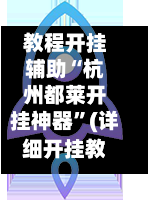 教程开挂辅助“杭州都莱开挂神器”(详细开挂教程)-第2张图片