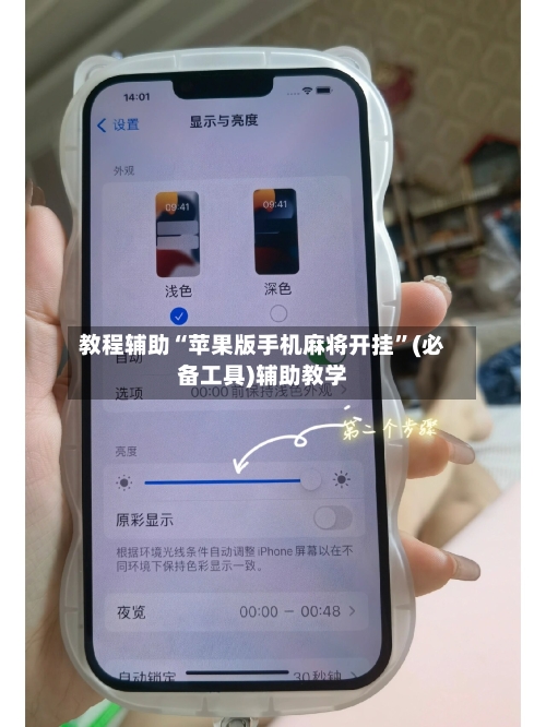 教程辅助“苹果版手机麻将开挂”(必备工具)辅助教学-第3张图片