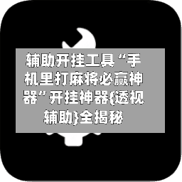 辅助开挂工具“手机里打麻将必赢神器	”开挂神器{透视辅助}全揭秘-第2张图片