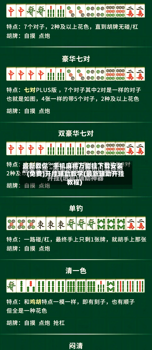 最新教你“手机麻将万能挂下载安装”(免费)开挂辅助教学(最新辅助开挂教程)-第3张图片