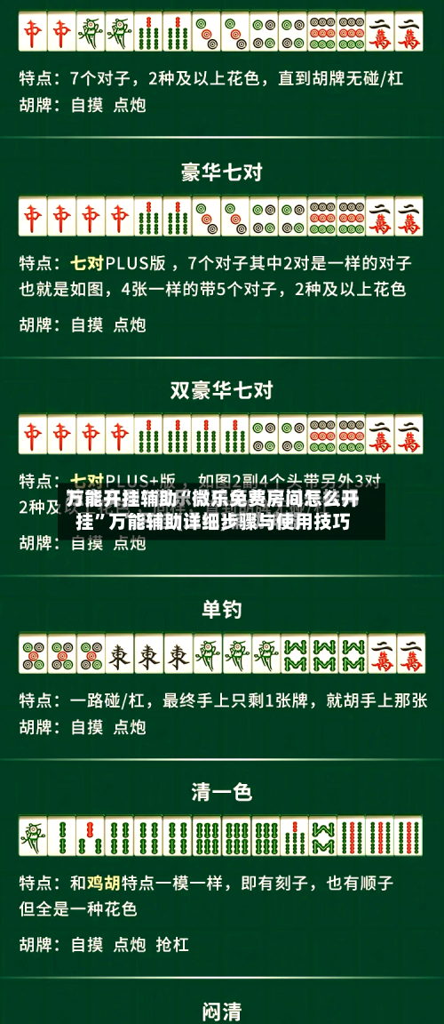 万能开挂辅助“微乐免费房间怎么开挂”万能辅助详细步骤与使用技巧-第3张图片