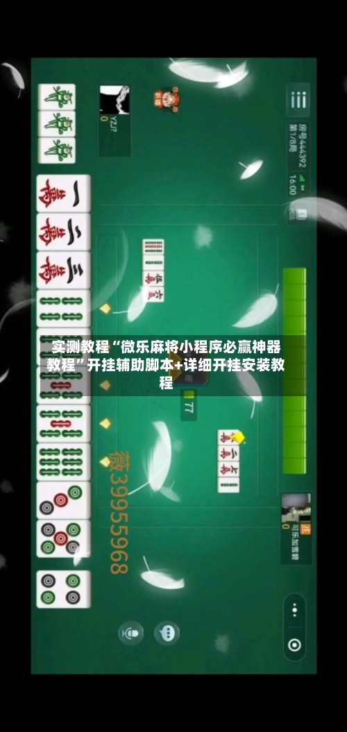 实测教程“微乐麻将小程序必赢神器教程”开挂辅助脚本+详细开挂安装教程-第1张图片
