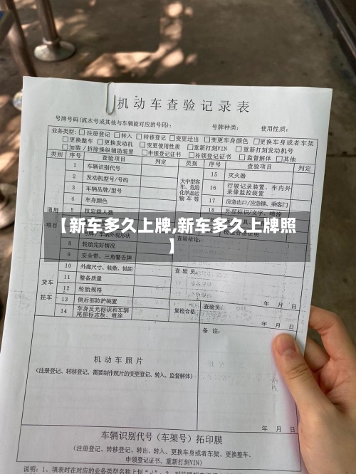 【新车多久上牌,新车多久上牌照】-第1张图片