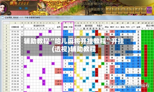 辅助教程“哈儿麻将开挂教程”开挂(透视)辅助教程-第1张图片
