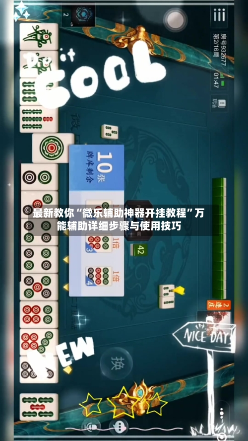 最新教你“微乐辅助神器开挂教程”万能辅助详细步骤与使用技巧-第2张图片