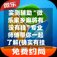 实测辅助“微乐家乡麻将有没有挂”专业师傅带你一起了解(确实有挂
