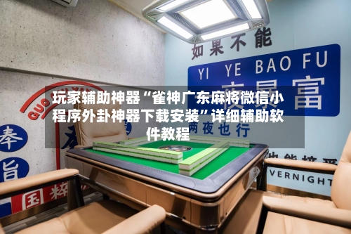 玩家辅助神器“雀神广东麻将微信小程序外卦神器下载安装”详细辅助软件教程-第2张图片