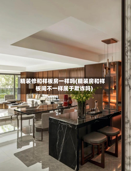 精装修和样板房一样吗(精装房和样板间不一样属于欺诈吗)-第3张图片