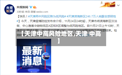 【天津中高风险地区,天津 中高】-第2张图片