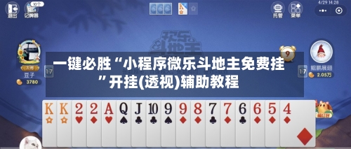 一键必胜“小程序微乐斗地主免费挂	”开挂(透视)辅助教程-第3张图片