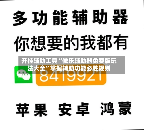 开挂辅助工具“微乐辅助器免费版玩法大全	”掌握辅助功能必胜规则-第1张图片