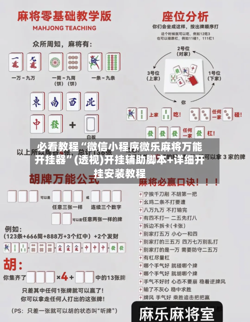 必看教程“微信小程序微乐麻将万能开挂器”(透视)开挂辅助脚本+详细开挂安装教程-第3张图片