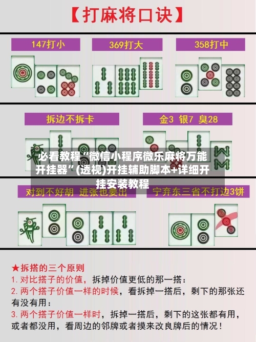 必看教程“微信小程序微乐麻将万能开挂器”(透视)开挂辅助脚本+详细开挂安装教程-第2张图片