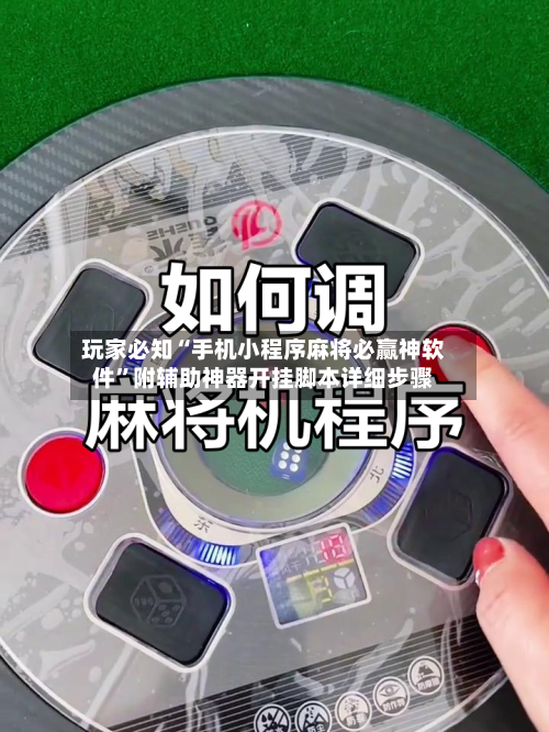 玩家必知“手机小程序麻将必赢神软件”附辅助神器开挂脚本详细步骤-第2张图片