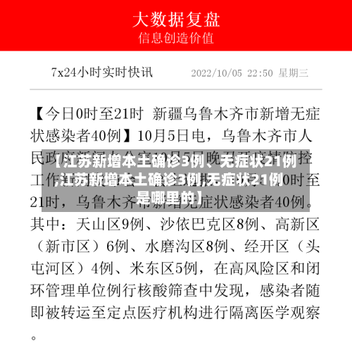【江苏新增本土确诊3例、无症状21例,江苏新增本土确诊3例,无症状21例是哪里的】-第2张图片