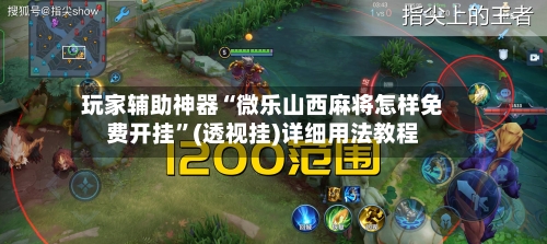玩家辅助神器“微乐山西麻将怎样免费开挂”(透视挂)详细用法教程-第3张图片