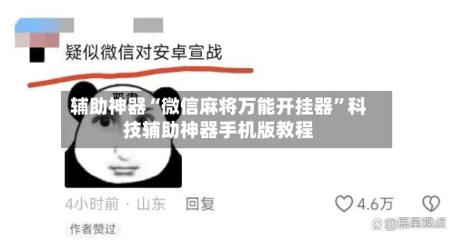 辅助神器“微信麻将万能开挂器”科技辅助神器手机版教程-第3张图片