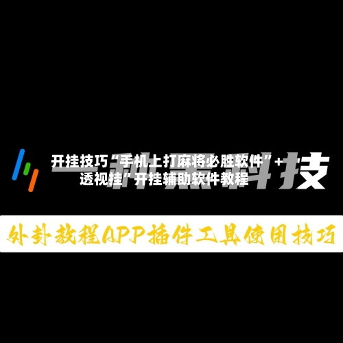开挂技巧“手机上打麻将必胜软件”+透视挂”开挂辅助软件教程-第3张图片