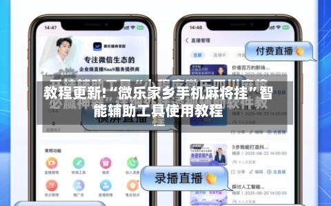 教程更新!“微乐家乡手机麻将挂”智能辅助工具使用教程-第2张图片