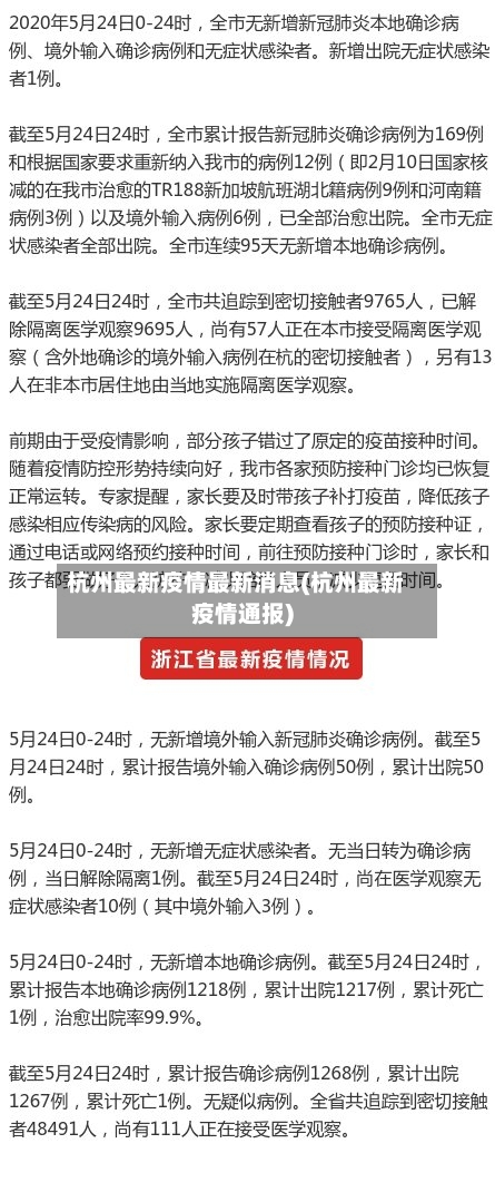 杭州最新疫情最新消息(杭州最新疫情通报)-第1张图片