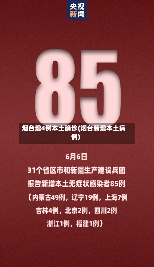 烟台增4例本土确诊(烟台新增本土病例)-第1张图片