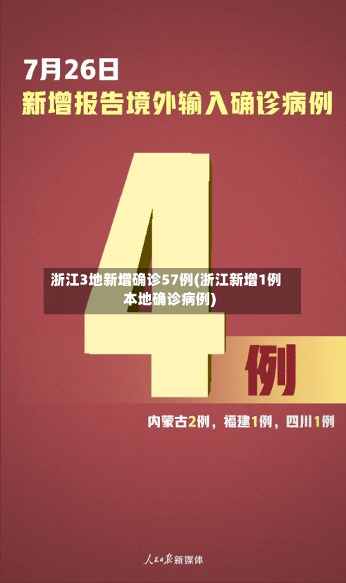 浙江3地新增确诊57例(浙江新增1例本地确诊病例)-第2张图片