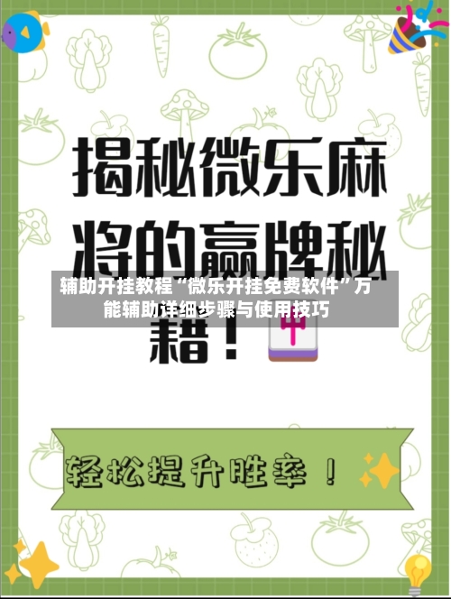 辅助开挂教程“微乐开挂免费软件”万能辅助详细步骤与使用技巧-第1张图片