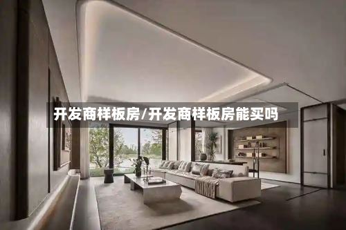 开发商样板房/开发商样板房能买吗-第1张图片