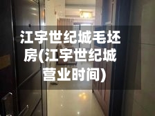 江宇世纪城毛坯房(江宇世纪城营业时间)
