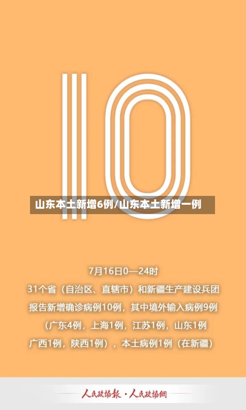 山东本土新增6例/山东本土新增一例-第1张图片