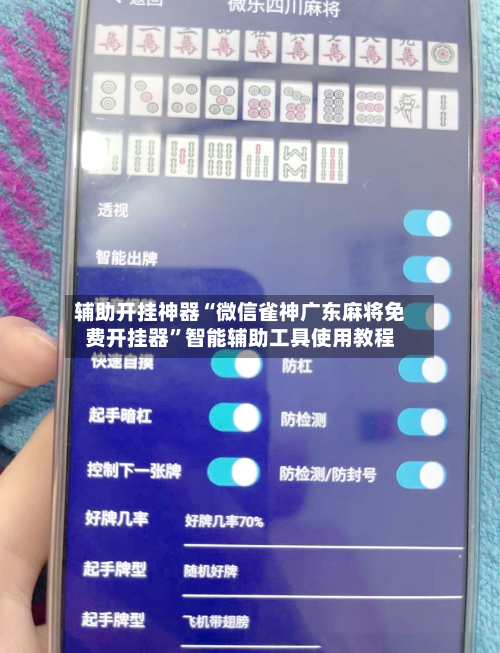 辅助开挂神器“微信雀神广东麻将免费开挂器	”智能辅助工具使用教程-第1张图片