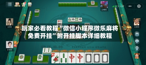 玩家必看教程“微信小程序微乐麻将免费开挂”附开挂脚本详细教程-第1张图片