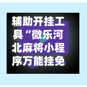 辅助开挂工具“微乐河北麻将小程序万能挂免费版”开挂辅助脚本+详细开挂-第2张图片
