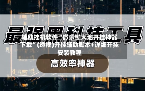 辅助挂机软件“微乐锄大地开挂神器下载”(透视)开挂辅助脚本+详细开挂安装教程-第2张图片
