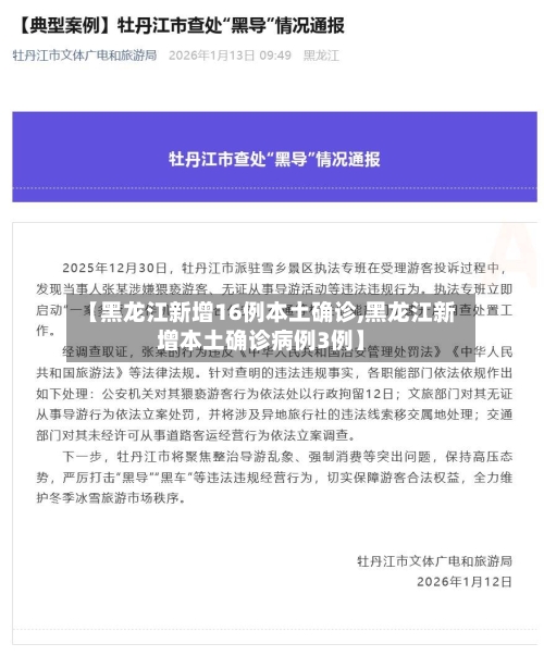 【黑龙江新增16例本土确诊,黑龙江新增本土确诊病例3例】-第2张图片