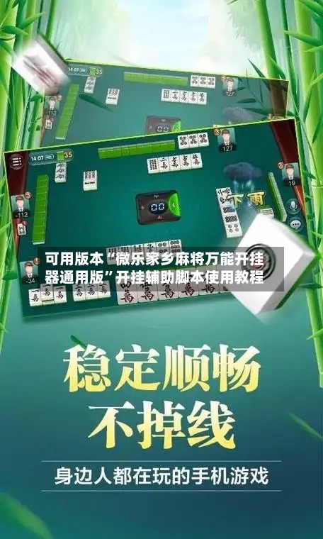 可用版本“微乐家乡麻将万能开挂器通用版”开挂辅助脚本使用教程-第2张图片