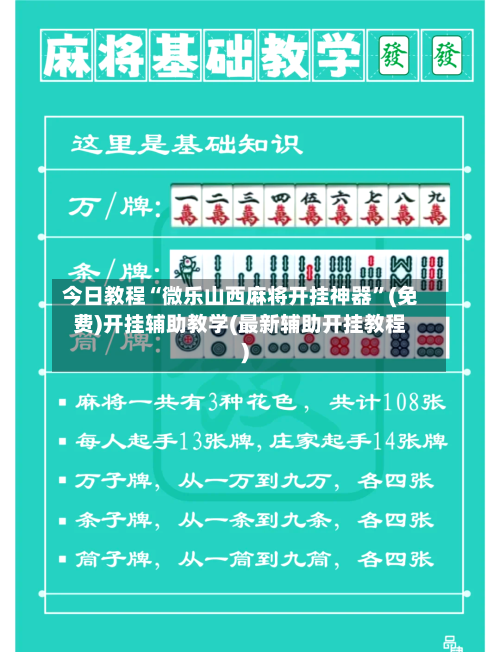 今日教程“微乐山西麻将开挂神器”(免费)开挂辅助教学(最新辅助开挂教程)-第3张图片