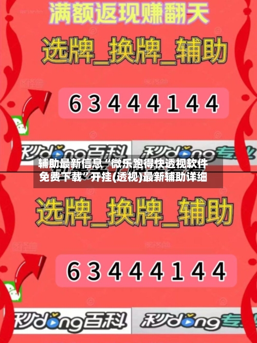 辅助最新信息“微乐跑得快透视软件免费下载	”开挂(透视)最新辅助详细-第2张图片