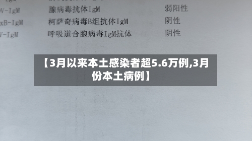 【3月以来本土感染者超5.6万例,3月份本土病例】-第2张图片