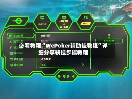 必看教程“WePoker辅助挂教程”详细分享装挂步骤教程-第1张图片