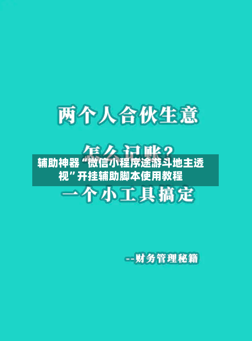 辅助神器“微信小程序途游斗地主透视”开挂辅助脚本使用教程-第2张图片